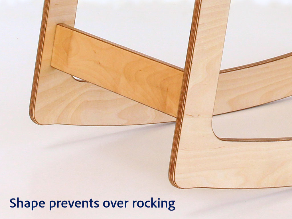 Moses Basket Rocker WoodStyle