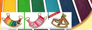   Rainbow Rocker and Sugalump Rocking Horse 