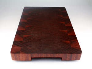 Sapele Mahogany End Grain Cutting Board