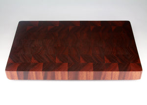 Sapele Mahogany End Grain Cutting Board