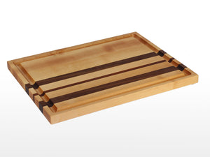 Maple Charcuterie board with Walnut and Kiaat detail
