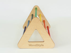 Climbing Triangle for Toddlers - Rainbow