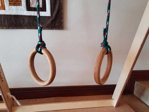 Trapeze Rings for Indoor Jungle Gym