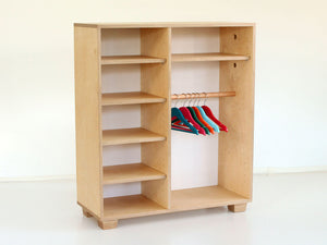 Montessori Wardrobe (rail in low position)